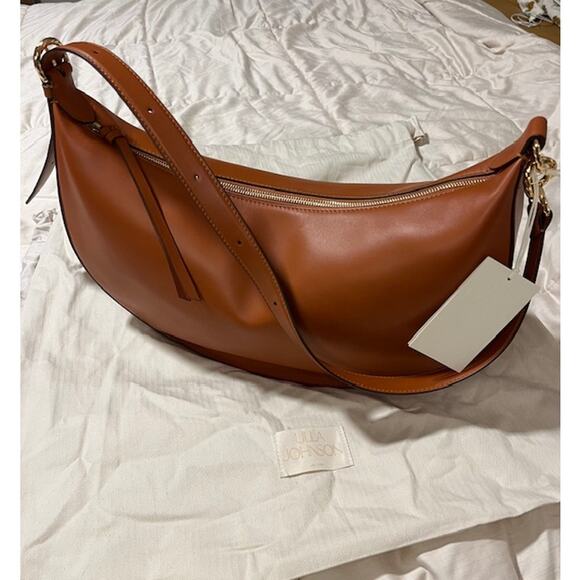 Ulla Johnson Twyla Crescent bag Cigar color - Picture 11 of 13